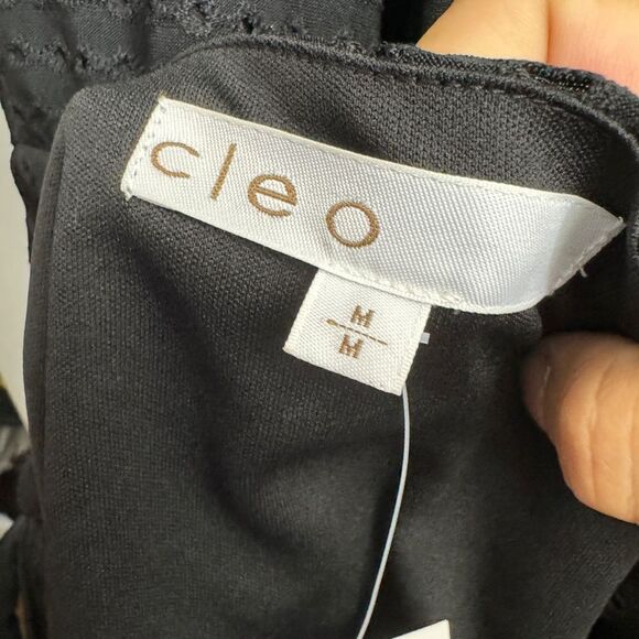 Cleo Eyelet Sleeveless Dress Black - Picture 3 of 8